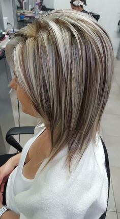 Haircut Boys, Hair Styles Color, Gray Hair Highlights, Short Bob Haircuts, Hair Color Highlights, Hair Medium, Short Hairstyle, Cut My Hair