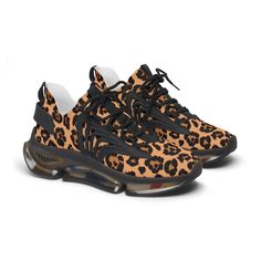 Elevate your style with our must-have Sporty Dad Sneakers in leopard print! These trendy sneakers combine fashion & function with shock-absorbing technology. Designed for the modern woman, these It Girl sneakers offer a touch of luxury without breaking the bank. Walk with confidence in these exclusive and stylish sneakers. These mesh sneakers deliver style and comfort on a whole new level. They're made from 100% mesh-knit polyester on top for breathability and flexibility. Instead of rubber, thermoplastic polyurethanes (TPU) and an EVA shock-absorbing layer guarantee a comfortable and supported walk. They feature a modern take on the lace-up closure. Choose between black or white detailing and sole color. DETAILS 100% mesh-knit polyester (top) TPU with EVA shock-absorbing layer (sole) Brea It Girl Sneakers, Leopard Print Trainers, Kendall Jenner Hailey, New Balance 550s, Girl Sneakers, Leopard Print Sneakers, Shoes New Balance, Balenciaga Sneakers, Dad Sneakers