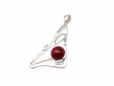 Hi everyone, just wanted to let you know we are open and shipping daily. Red Coral Pendant // Silver Coral Pendant //Geometric Sterling Silver Setting Length: 2.25 inches Weight: 7.5 grams Stone: 14mm Hallmark 925 Bail: 6mm I chose the coral used in this line of jewelry because it is sustainably sourced bamboo coral. The coral itself is taken from specimens which are no longer alive therefore not interfering with ecosystem which thrives on live coral. The color is then enhanced using lasers and Contemporary Red Jewelry As A Gift, Contemporary Red Jewelry For Gift, Contemporary Red Jewelry For Gifts, Red Coral Pendant Jewelry Gift, Red Coral Pendant Design, Modern Red Geometric Jewelry, Faceted Red Coral Necklace, Unique Hand-strung Red Coral Necklaces, Artisan Hand-strung Red Coral Necklace