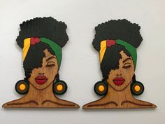 Laice earrings. Unique Plug Earrings For Gift, Unique Plug Earrings As Gift, Unique Handmade Plug Earrings, Masai Earrings, Black Women Bamboo Earrings, Adinkra Earrings, African Wooden Earrings, Juneteenth Earrings, Gifts