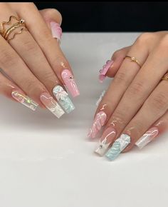 Soft Nails, Acrylic Nails Coffin Short, Short Acrylic Nails Designs, Pink Acrylic Nails, Square Acrylic Nails, Fire Nails