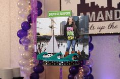 a birthday card is displayed on a table