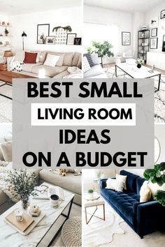 the best small living room ideas on a budget