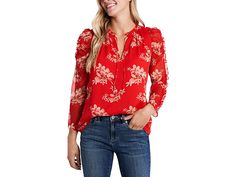 Fashion Diva, Blouse Style, Blouse Nordstrom, Ruffle Long Sleeve, Spring Fling, Feel Pretty, Floral Print Blouses, Curvy Outfits, Professional Outfits