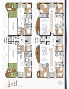 Guest House Plans, Building Design Plan, Harmony Design, 3d House Plans, Small House Floor Plans, Sustainable City