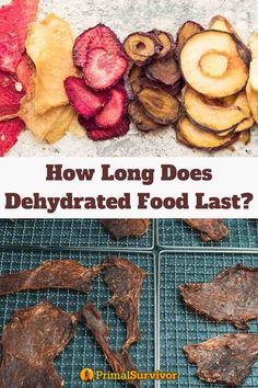 how long does dehydrated food last? and what to do about it