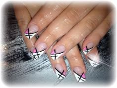 . Pink Nail Art Designs, Nagel Design, French Nail Art, Nail Art Gel, Pink Nail Art, Glamorous Nails, Nails Desing, Clear Nails, Beautiful Nail Designs