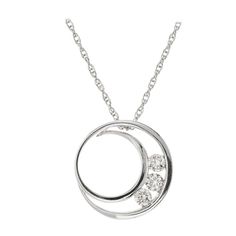 Round Diamond Pendant, White Gold Pendant Necklace, Diamond Pendants Designs, Diamond Necklace Designs, White Gold Chains, Diamond Pendant Necklace, Pendant Design, Gold Pendant Necklace, Necklace Designs