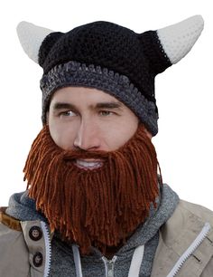 Baby Beard, Braided Beard, Viking Hat