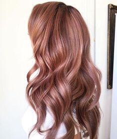 Rose Gold Toner Hair, Color Melting Hair, Make Up Foundation, Hair Color Chocolate, Rosa Coral