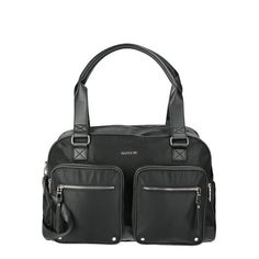 Whats a weekend getaway without a stylish bag to bring with? The Cargo Pocket Weekender Bag from Madden NYC features multiple compartments, pockets, and a luggage strapyoull be able to keep your belongings super organized while looking fabulous at the same time. Double win. Head to the airport in stylish flair and with no worries as this bags got you covered as you head to your next fun-filled adventure. Size: one size.  Color: Black.  Gender: female.  Age Group: adult. Black Large Capacity Satchel For Weekend Trips, Everyday Black Diaper Bag With Pockets, Black Satchel For Weekend Trips, Black Shoulder Bag With Zipper For Overnight Trips, Black Shoulder Bag With Pockets For Travel, Versatile Trip Bag With Pockets, Functional Weekend Bags With Pockets, Black Travel Diaper Bag With Pockets, Functional Bags With Pockets For Weekend Trips