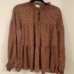 Hailey & Co Animal Print Top. 100% Polyester Fabric. Top Has Ruffle Detail At The Bottom And Around The Neck. Small-B: 40 Medium- B: 42 Black Off Shoulder Top, Lace Long Sleeve Shirt, Black Off Shoulder, Wrap Crop Tops, Pretty Blouses, Cupcakes And Cashmere, Peasant Style, Color Block Top, House Of Harlow