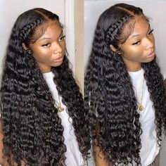 PRICES MAY VARY. Lace Front Wig Human Hair Material:13x4 Water Wave Lace Front Wig Human Hair, Natural Black Color 100% Unprocessed Brazilian Virgin Human Hair Wigs For Black Women Pre-plucked Hairline, Cut From Healthy Young Girl Head Directly. Lace Front Wig Human Hair Quality:180% Density Lace Front Wigs With Human Hair Pre-plucked Hairline, No Shedding and Tangling, No Strange Smell, True Length. Can Be Dyed, Bleached, Premed, Straightened and Restyled. No Animal Hair/fiber/synthetic Mixed, Baby Hair Brush, Hair Patterns, Hair Knot, Deep Wave Hairstyles, Lace Closure Wig, Lace Hair, Frontal Wig, Brazilian Human Hair, Real Human Hair