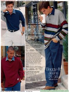 2000s Fashion Catalog Men, 1997 Fashion Catalog Men, 1999 Mens Fashion, 90s Catalog Fashion Men, 90s Sweater Outfits Men, 1997 Fashion Catalog, Late 1990s Fashion, 1998 Outfits, 90s Christmas Outfit