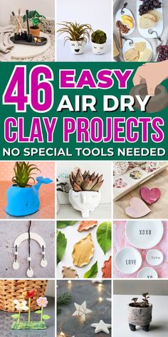 40 easy and fun clay projects that are perfect for kids to do in their home