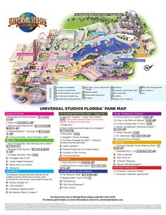 the universal studios florida park map