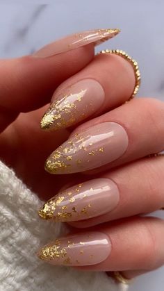 Ongles Beiges, Nails Arts, Gold Nail Designs, Valentine Nails, Colorful Nails, Foil Nails, Prom Nails, Classy Nails, Funky Nails