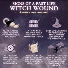 Signs Of A Witch, Born A Witch, Grimoire Notes, Witch Wound, Psychic Empath, Witch Balls, Past Life Memories, Detox Waters