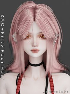 a woman with long pink hair and piercings