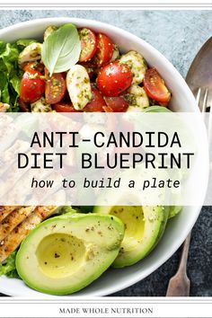 Anti-Candida Diet Blueprint — Functional Health Research + Resources — Made Whole Nutrition Candida Cleanse Meal Plan, Mevy Diet Recipes, Candida Meal Plan, Candida Diet Recipes Dinner, Candida Overgrowth Diet, Candida Diet Recipes Snacks, Antifungal Diet, Anti Yeast Diet, Lpr Diet