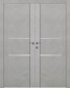 an image of two double doors in the same color