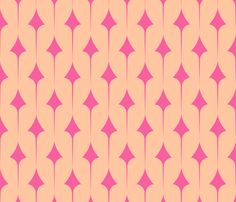 an orange and pink geometric pattern