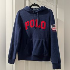 Nwot Polo Ralph Lauren Fleece Hoodie In A Men’s Small. Never Worn, But Have No Tags. Been Closeted For Over A Year. Navy Hoodie With Embroidered Logo For Fall, Navy Hoodie With Embroidered Logo, Navy Casual Hoodie With Embroidered Logo, Navy Long Sleeve Hoodie With Embroidered Logo, Navy Sporty Hoodie With Embroidered Logo, Blue Hoodie With Embroidered Logo For Winter, Navy Embroidered Logo Hooded Sweatshirt, Navy Hooded Sweatshirt With Embroidered Logo, Winter Blue Hoodie With Embroidered Logo