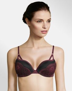 Maidenform Love The Lift Push Up and In Underwire Bra | Maidenform Demi Bra, Cream Lace, Underwire Bra, Push Up, Bra