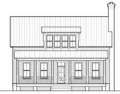 this is the front elevation of these house plans