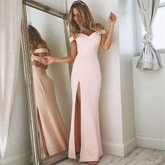 Summer Flower Girl Dresses, America Fashion, Split Prom Dresses, Long Formal Gowns, Long Cocktail Dress, Prom Dresses Gowns, Evening Party Gowns, Long Sleeve Evening Dresses, Long Evening Gowns