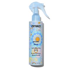 all curls are welcome! instantly revives and moisturizes all waves, curls, and coils. WHAT IT IS this lightweight curl refreshing spray instantly revives, redefines, and moisturizes all waves, curls, and coils-- for soft, touchable hair. WHY IT'S SPECIAL all curls are welcome! bring your dull, second (or third) day curls back to life. this lightweight spray instantly revives curls, coils, and waves, adding bounce and shine to every strand.- seals in moisture - spray your way to rehydrated curls, Happy Apartment, Amika Hair, Wishlist Board, Unrealistic Wishlist, Amika Hair Products, Scrunched Hair, Dream Products, Dream Items, Stationery Obsession