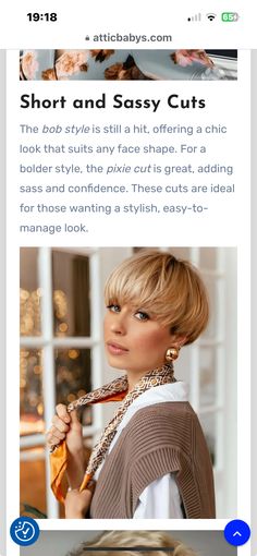 Bob Styles, Bold Fashion, Pixie Cut, Face Shapes, Hair Cuts, Hair