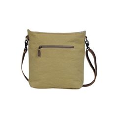 "Fragrant Yellow Shoulder Bag Recycled from a unique rug design, the yellow hues will remind you of a beautiful spring day. It has embossed leather on top and strong front and back zippers. PLEASE NOTE: Each of these bags is truly an original! Much of the materials are recycled from used tarps and tents. These tarps have literally traveled the world and carry the scars and bruises of use. Though we take great care to launder all of our materials and thoroughly clean them, each bag will sport its Vintage Yellow Bag With Removable Pouch, Yellow Square Satchel For Travel, Vintage Yellow Shoulder Bag With Adjustable Strap, Vintage Yellow Shoulder Bag For Daily Use, Mustard Rectangular Bag With Removable Pouch, Yellow Rectangular Canvas Shoulder Bag, Mustard Rectangular Travel Bag, Vintage Yellow Bag With Adjustable Strap, Mustard Rectangular Bag With Adjustable Strap