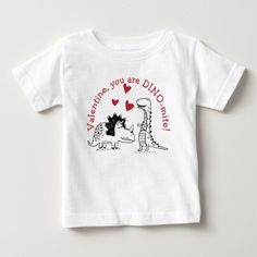 a baby t - shirt that says, i love you are dinoo