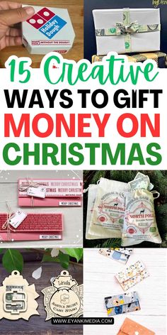 Christmas Money Gift Ideas Unique Ways To Gift Money, Ways To Gift Money, Money Gifts Christmas, Ways To Give Money, Money Gift Ideas, Gift Money Holder, Diy Christmas Baskets, Gifting Money, Money For Christmas