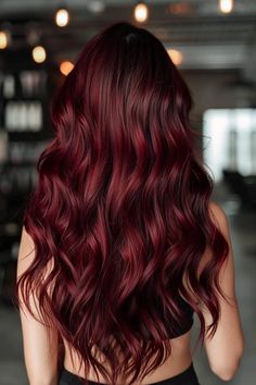 36 Cherry Cola Hair Ideas You Need To Try In 2024 Wine Red Hair Color, Deep Red Hair Color, Deep Red Hair, Wine Hair Color, Hair Shade