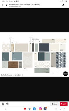 an image of the interior design and color scheme on instagramting from pinterest