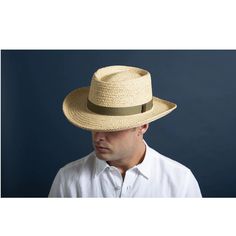 Scala Straw Gambler- Driver – Tenth Street Hats Gambler Hat, Sun Protection, The Sun, Straw, Golf, Crown, Sun, Mens Outfits, Band