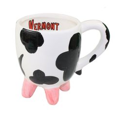 Mug - Cow Spot - Vermont - The Country Christmas Loft Cow Mug Target, Cow Spots, Soft Serve Ice Cream, Christmas Room, Christmas Store, Soft Serve, Tea Or Coffee, Fantastic Gifts, Store Credit Cards