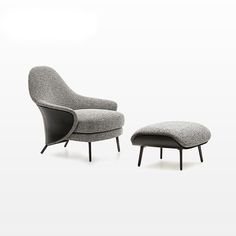 the chair and ottoman are both designed to look like they could be used in an office or living room