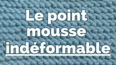 the words le point mousse indeforable written in white on a blue background