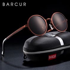 Brand Name: BARCURGender: MENStyle: ROUNDDepartment Name: AdultFrame Material: Aluminium MagnesiumLenses Optical Attribute: UV400Lenses Optical Attribute: Anti-ReflectiveLenses Optical Attribute: PolarizedEyewear Type: SunglassesLens Height: 50mmLenses Material: PolaroidModel Number: BC8565Item Type: EyewearLens Width: 55mm Black Round Sunglasses, Steampunk Sunglasses, نظارات شمسية, Luxury Sunglasses, Retro Sunglasses, Sunglass Lenses, Womens Glasses, Unisex Sunglasses, Mens Glasses