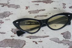 "astro-matic rare vintage true vintage frames use for your next frames! amazing style RARE! 1950s-1960s dream lens are non prescription as all my vintage glasses are deadstock and priced as is:) 6\"total width 2\"lens width 6\" arms :) Thank YOU and please feel free to ask me any ?s:) www.etsy.com/shop/retroandme" Retro Cat Eye Glass Sunglasses, Retro Cat Eye Sunglasses With Glass, Retro Cat Eye Sunglasses With Glass Lenses, 1960s Accessories, Cat Eye Sunglasses Vintage, Accessories Classic, Vintage Eyewear, Vintage Glasses, Designer Vintage