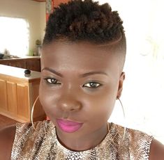 Short Natural Styles, Low Cut Hairstyles, Fade Mohawk, Short Fade Haircut, Short Natural Hair, Twa Hairstyles, Natural Hair Cuts, Really Short Hair