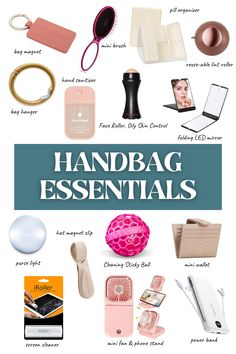 Purse Handbag Essentials & Must Haves from Amazon Handbag Checklist Everyday, Amazon Handbag Essentials, Essentials To Keep In Your Purse, In My Purse Essentials, Minimal Purse Essentials, Must Have Purse Essentials, Work Bag Necessities, Bag Must Haves Handbags