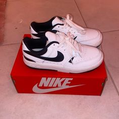 Nike Gamma Force Forces Outfit, Shoe Aesthetic, Nike Black And White, White Only, Nike Black, Black Nikes, High Heel Shoes, Womens Shoes Sneakers