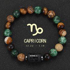 Zodiac Signs Natural Stone Bracelets Taurus Cancer Virgo Pisces Bracelets Ladies Men Couples Friendship Jewelry Gift Bracelet - Premium bracelet from Lizard Vigilante - Just $22.99! Shop now at Lizard Vigilante Pisces Bracelets, Pisces Bracelet, Capricorn Taurus, Capricorn And Taurus, Tracker Fitness, Period Tracker, Virgo Pisces, Menstrual Period, Zodiac Bracelet