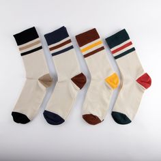 Introducing our Mens Retro Socks - a truly timeless addition to any sock collection. These athletic socks are not only stylish and comfortable but also eco-friendly. Crafted from organic cotton, these socks are a sustainable choice for the environmentally conscious man. SiZE : Designed to fit beautifully for American sizes 6.5 - 8.5, 9 - 11 - Fast free shipping: Enjoy the convenience of fast and free shipping, ensuring that your new socks arrive promptly at your doorstep. - 20% discount: Take ad Retro Cotton Socks For Winter, 80s Socks, Men's Affordable Classic Socks, Retro Socks, Sporty Multicolor Cotton Socks, Mens Colorful Socks, Conscious Man, Retro Multicolor Cotton Socks, Style Socks