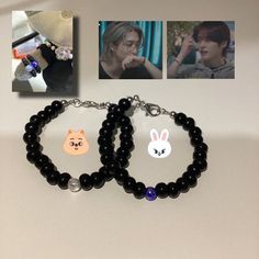 Skz Jewelry, Stray Kids Merch, Pop Beads, Pop Jewelry, Kpop Diy, Couple Bracelet, Bead Charms Diy, Kids Bracelets, Beads Bracelet Design