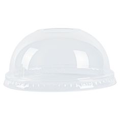 a clear plastic dome on a white background